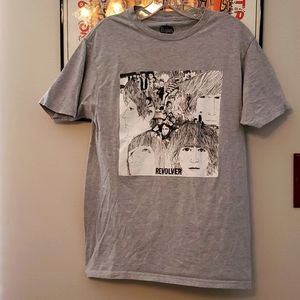 The Beatles Graphic Tee Heather Grey Size Medium
